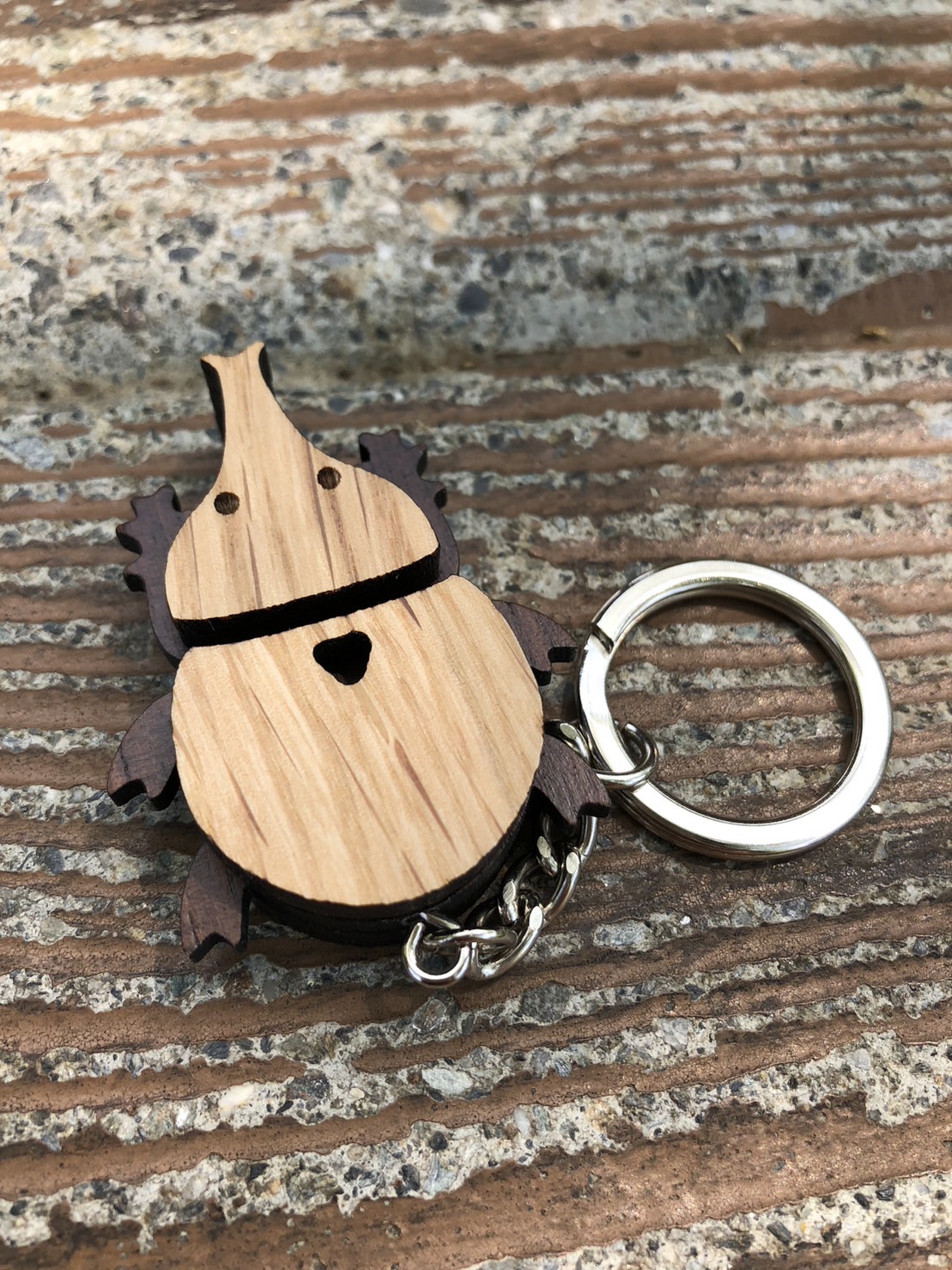 雙角仙不崩潰鑰匙圈 雙角仙不崩潰鑰匙圈