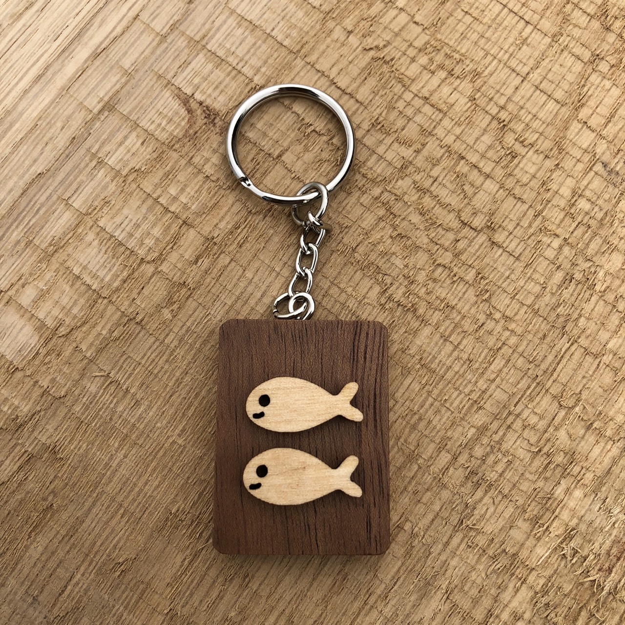 二條魚不二鑰匙圈