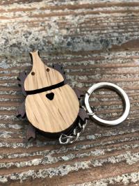 雙角仙不崩潰鑰匙圈